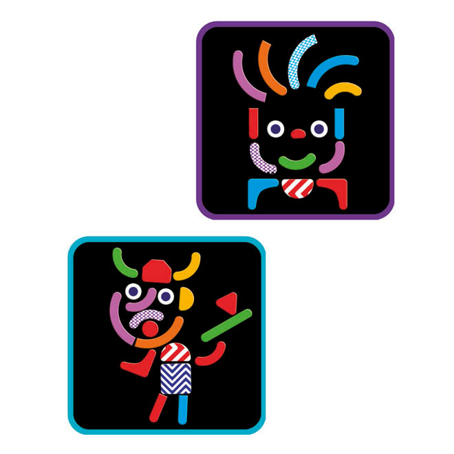 Djeco Magneetkoffer Personages, 55dlg.