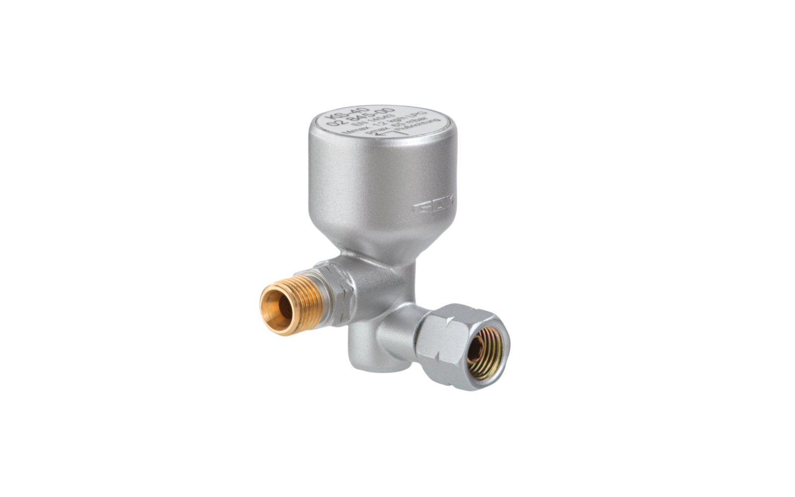 GOK Kippschutzventil Gas KS-40 G1/4LH UEM x G1/4LH -KN SV