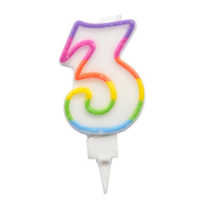 BOUGIE ANNIVERSAIRE CHIFFRE 3