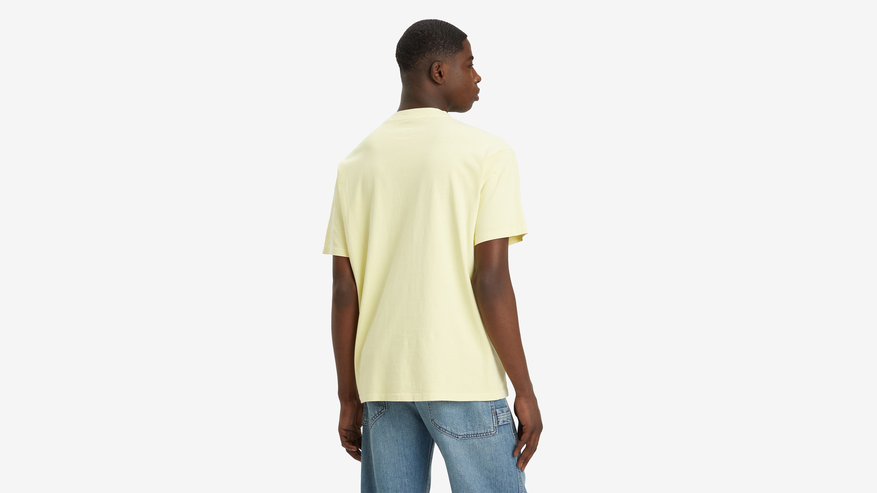 Levi's® Red Tab™ T-shirt vintage - Garment Dye Wax Yellow Jersey - Jaune