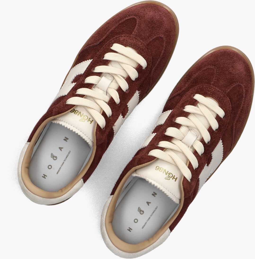 bordeaux hogan lage sneakers hogan cool allacciato h
