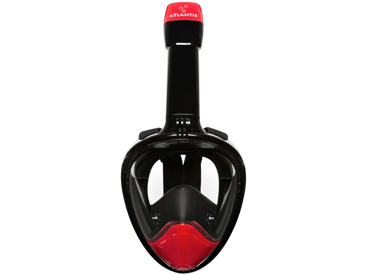 Atlantis 2.0 Zwart L/XL Volwassenen Snorkelmasker - Red