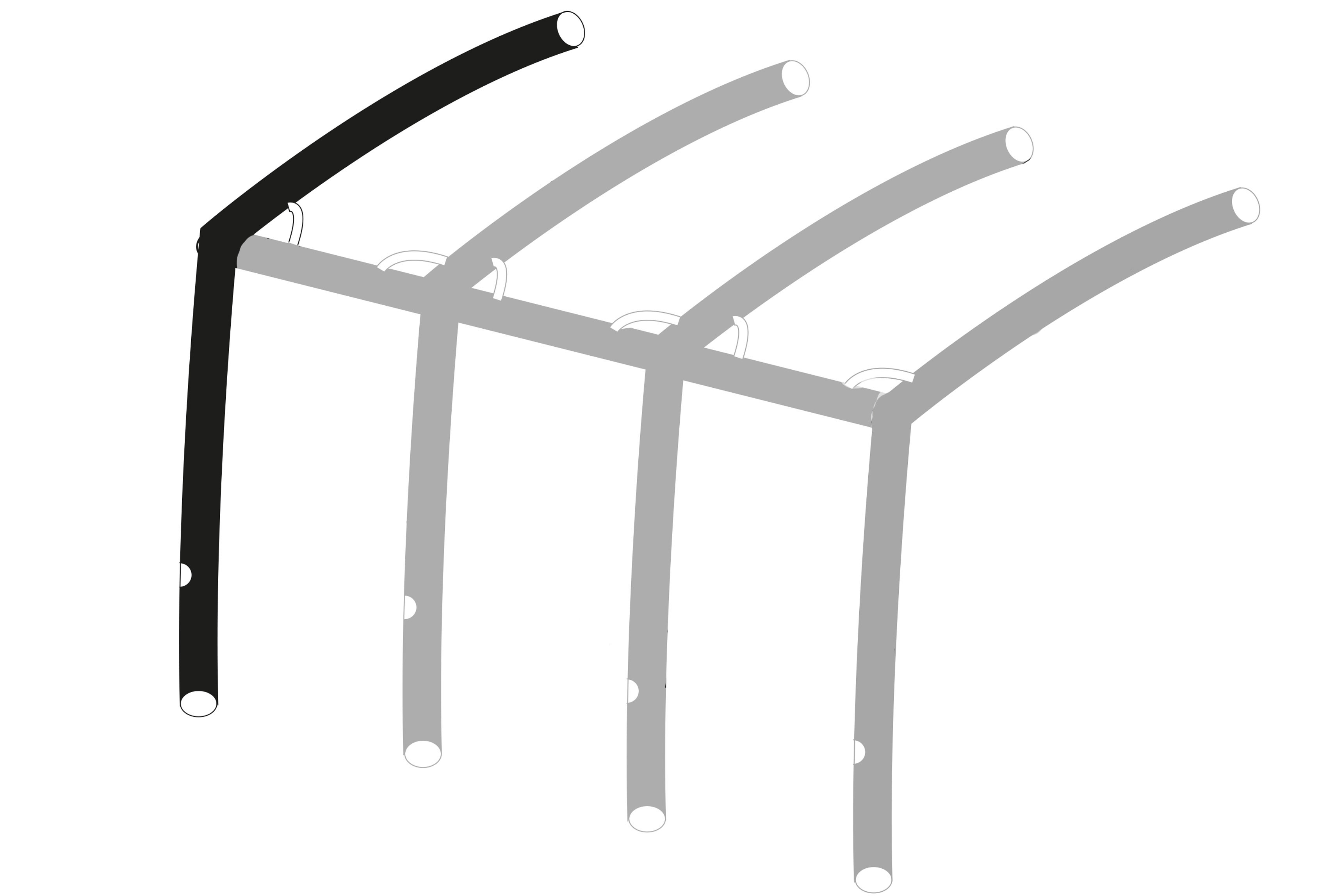 Obelink Viera/Monaco/Ambassador 320/380/420 Easy Air Connected hoofd airtube links