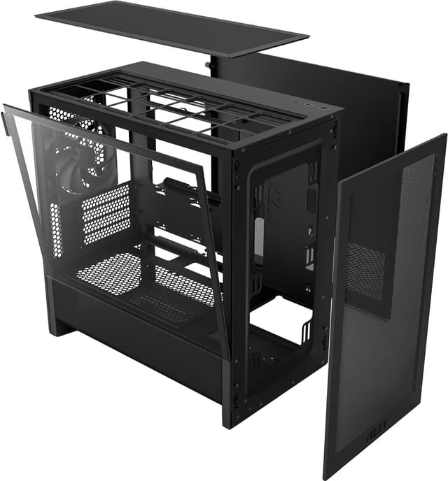 NZXT H3 Flow 2025 PC kabinet (sort)