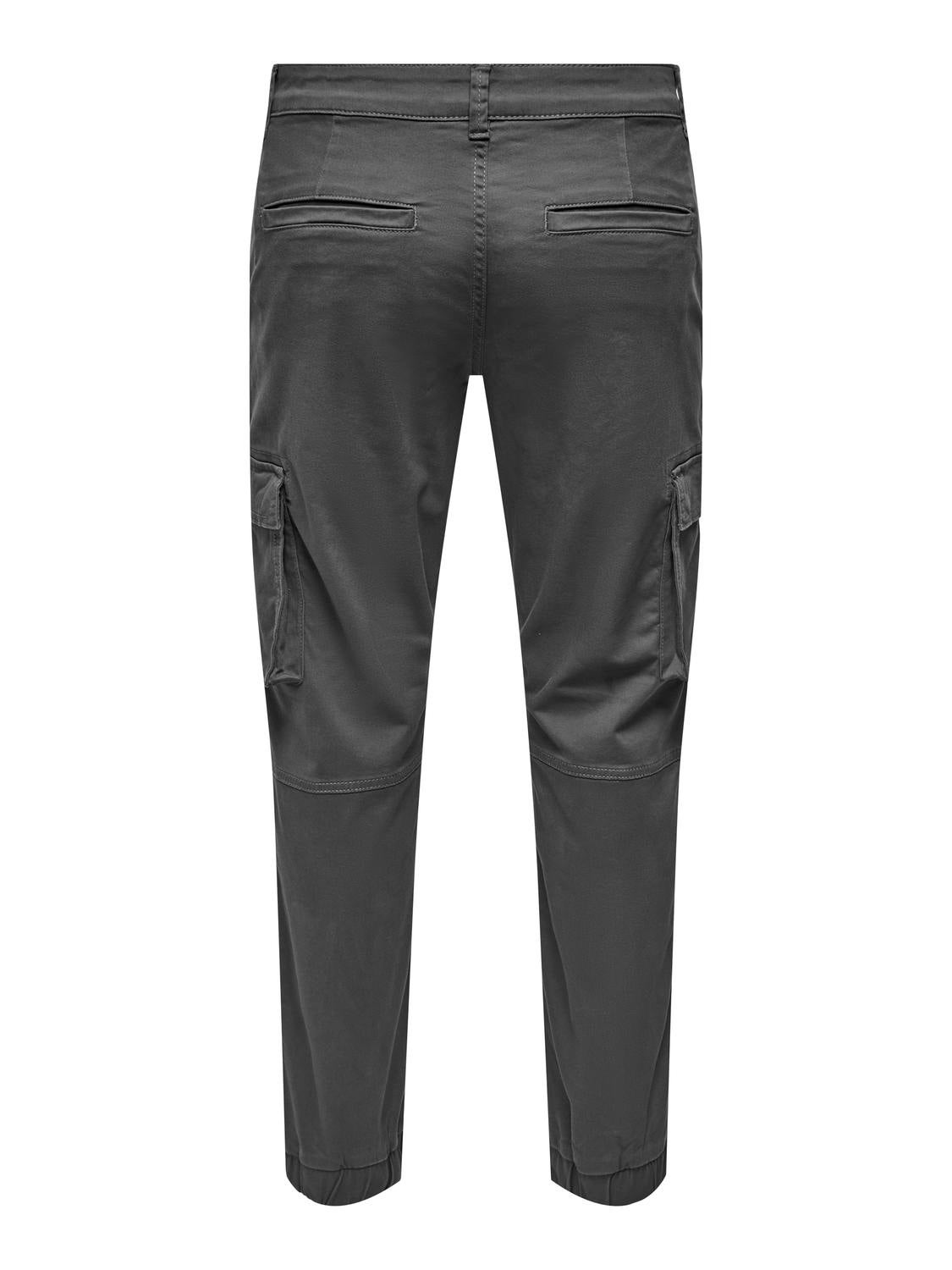 ONSCAM Verjüngt Cargo-Hose Grey Pinstripe