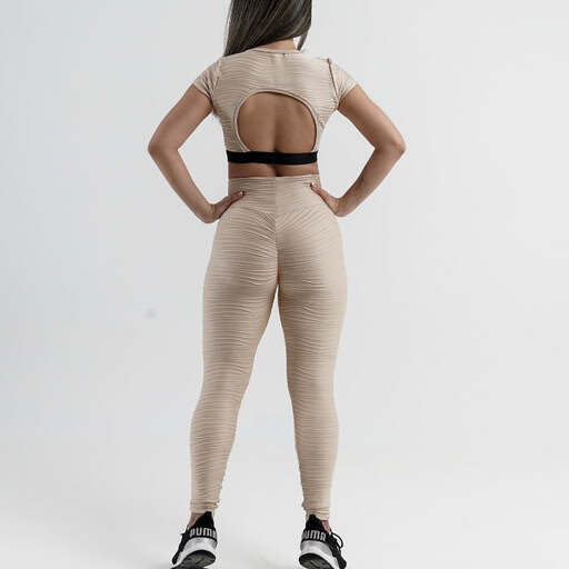 Conjunto Forza com Top Texturizado e Legging