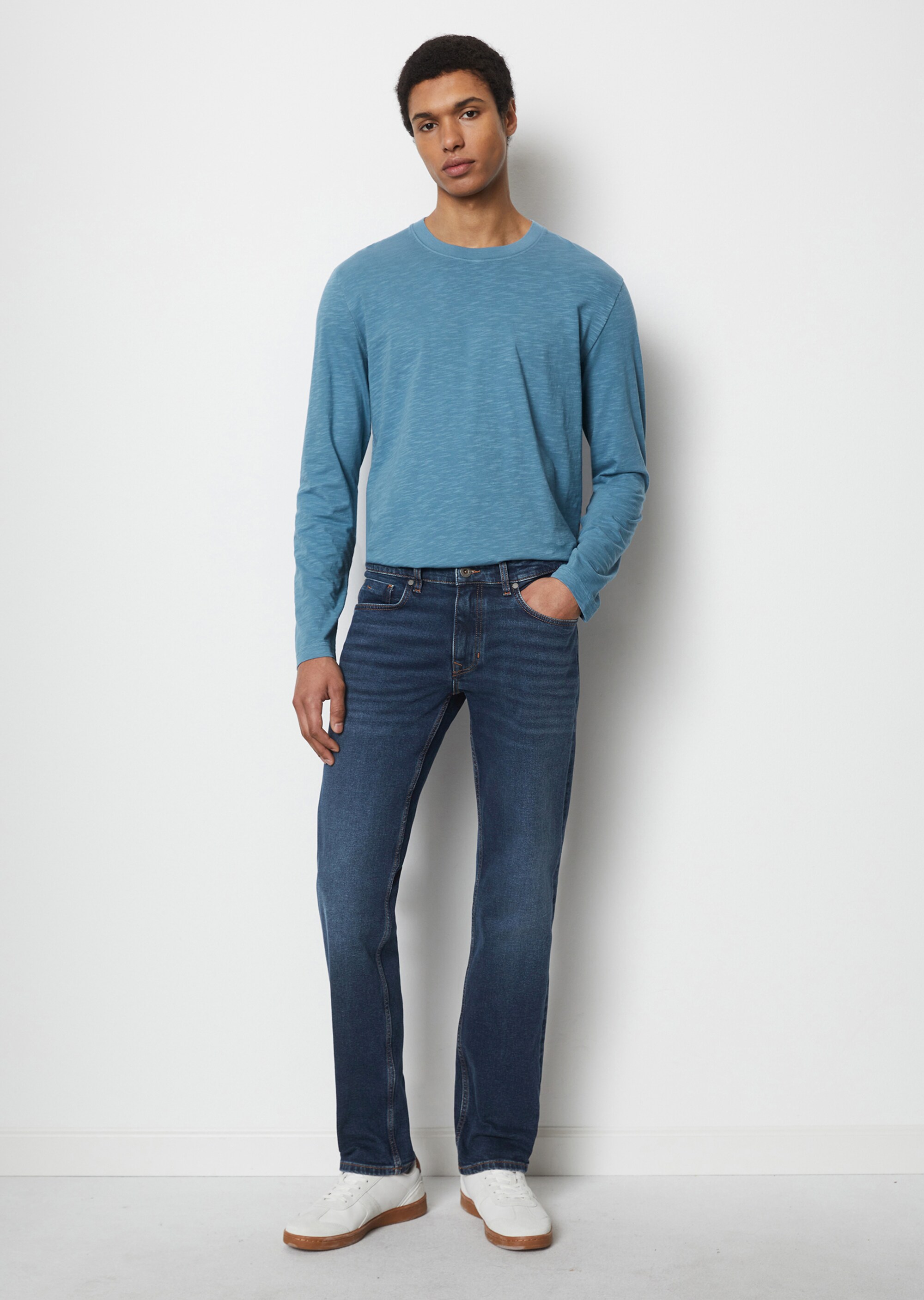 Longsleeve regular in Slub-Jersey-Qualität