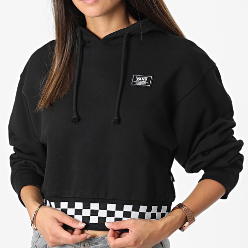 Sweat Capuche Femme Boom Boom Check A7YKF Noir