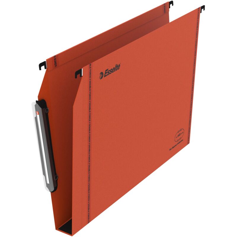 Dossier suspendu pour armoires Premium kraft LMG Esselte fond 30 mm orange