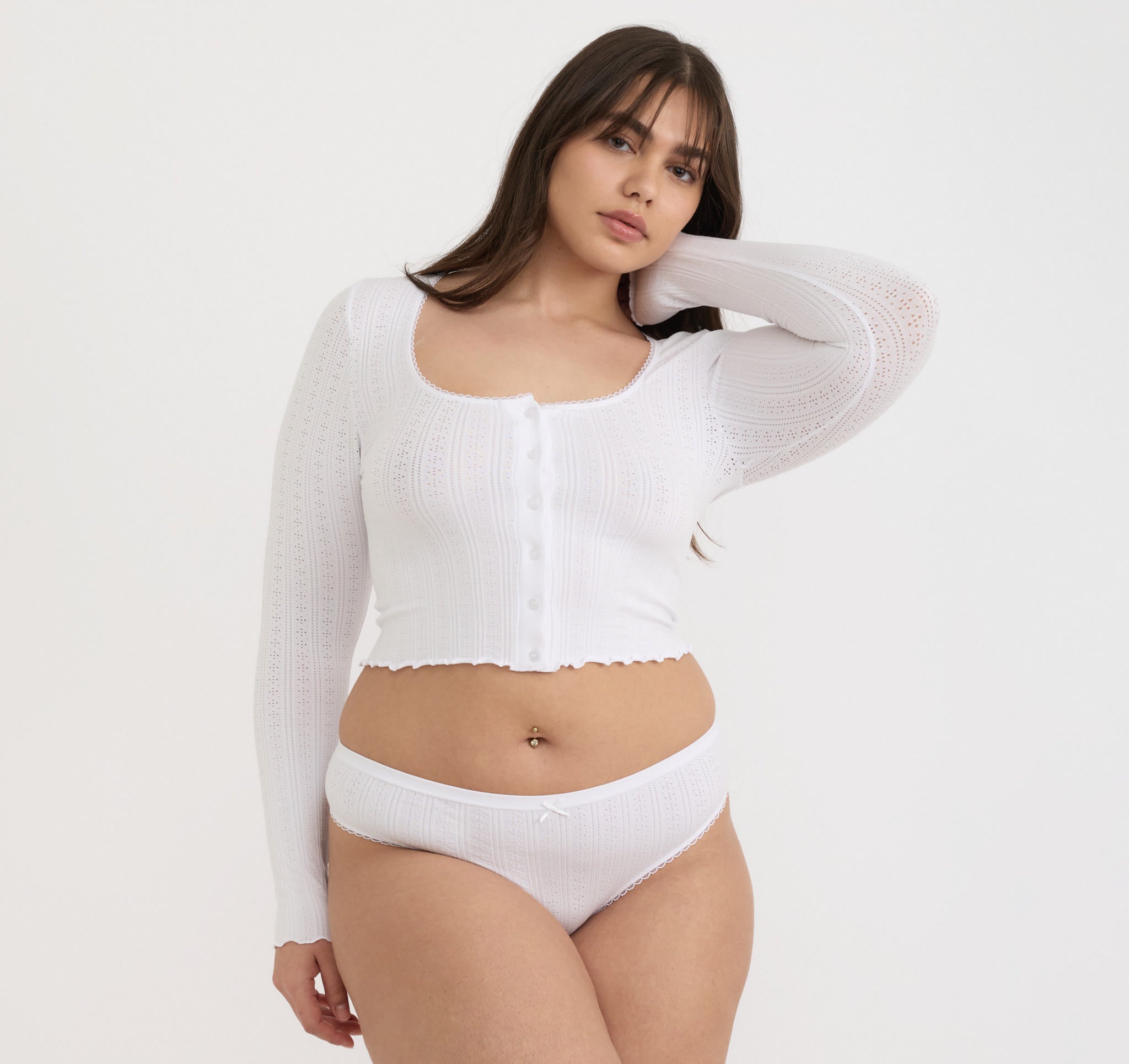 LENZING™ ECOVERO™ VISCOSE<br>Pointelle Thong