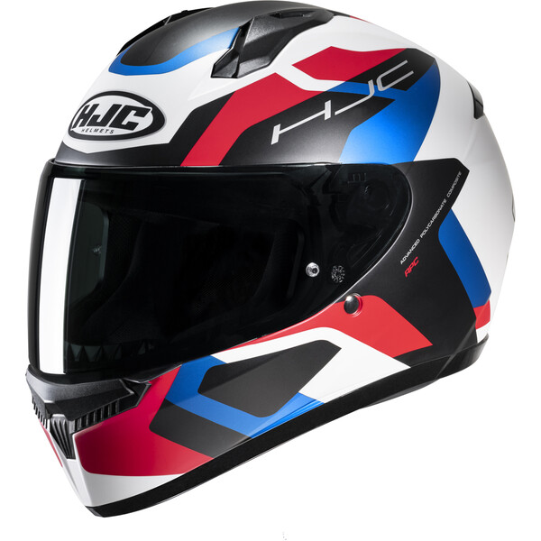 HJC - Casque C10 Tins MC21SF / Blanc / Rouge / Bleu / Mat