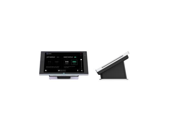Kramer KT-208 - Berøringspanel - med kamera - 8 inch, wall and table mount - trådløs, kablet - Bluetooth 5.0, 802.11a/b/g/n/ac/ax - 10/100/1000 Ether