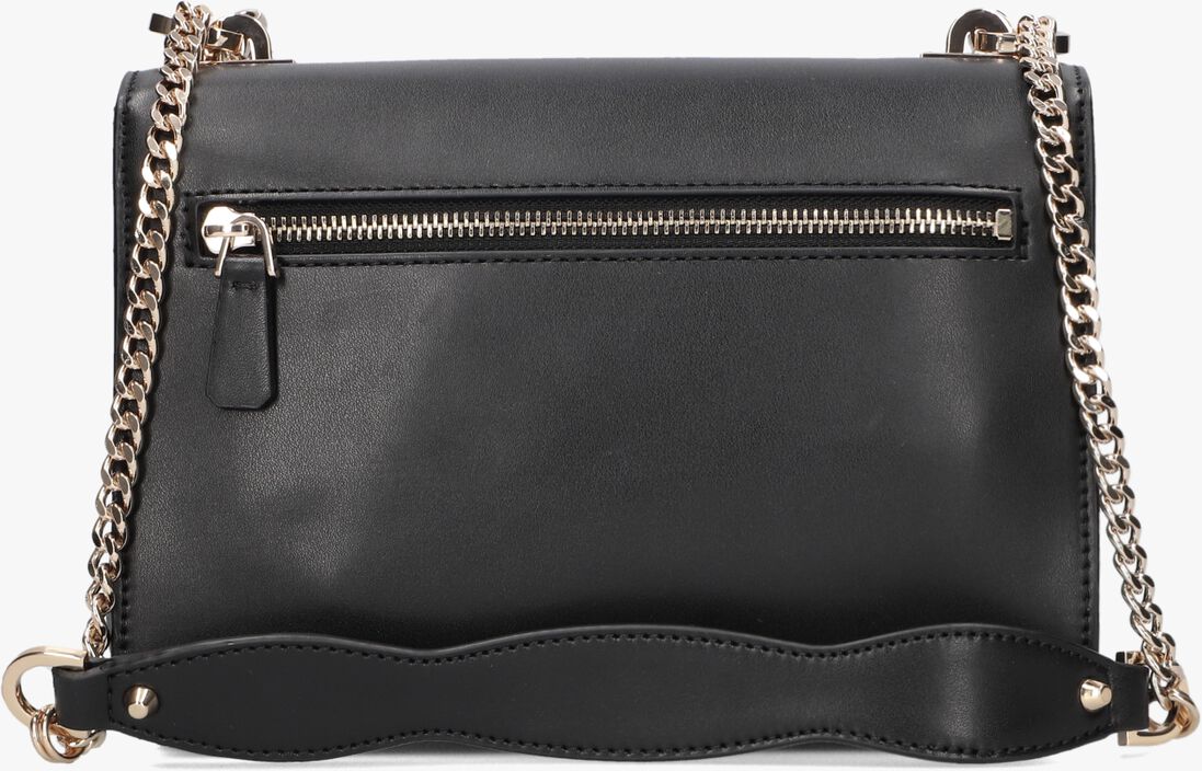GUESS zwarte guess schoudertas eliette convertible xbody flap