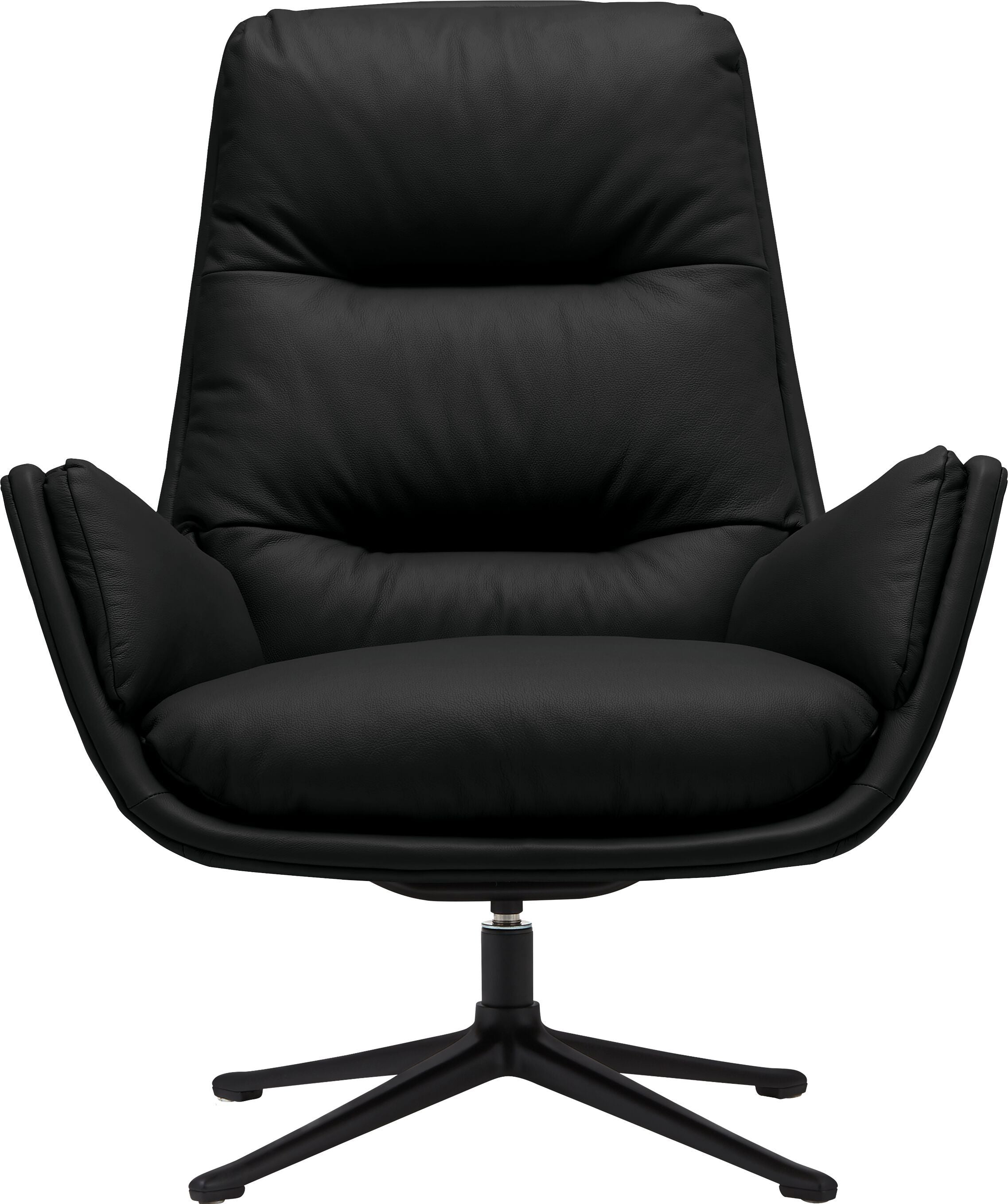 ANDRES Sessel - Schwarz / B: 83.0 cm x T: 94.0 cm x H: 97.0 cm