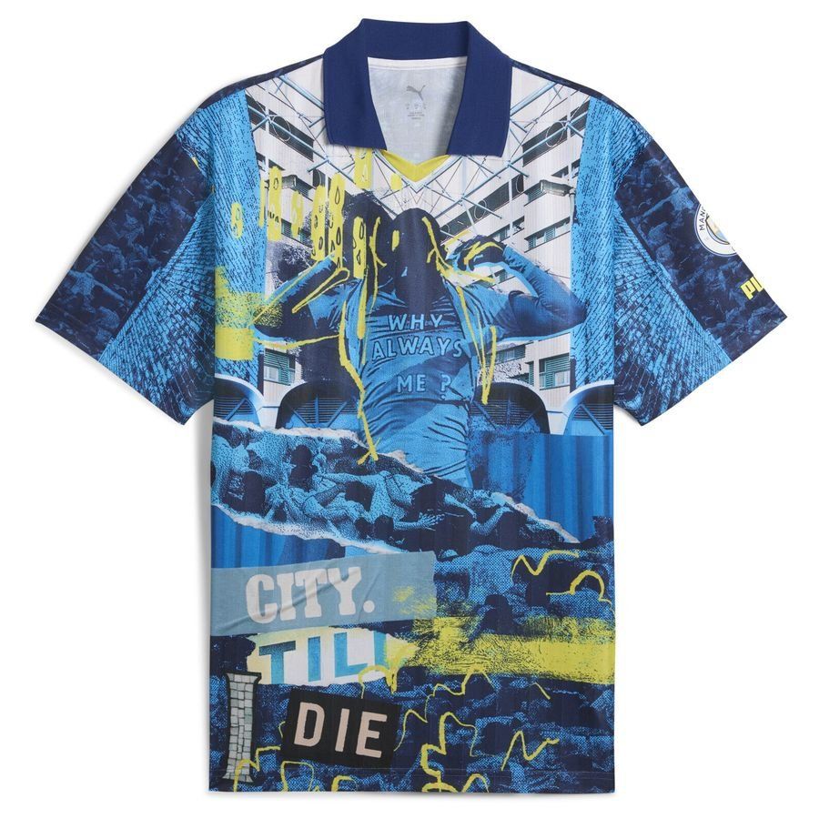 Manchester City Retro Ensemble - Bleu