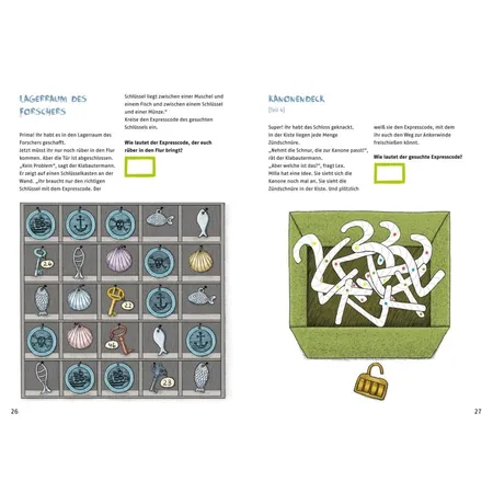 Carlsen Verlag Escape-Buch für Grundschulkinder: Escape Challenge: Flucht vom Geisterschiff