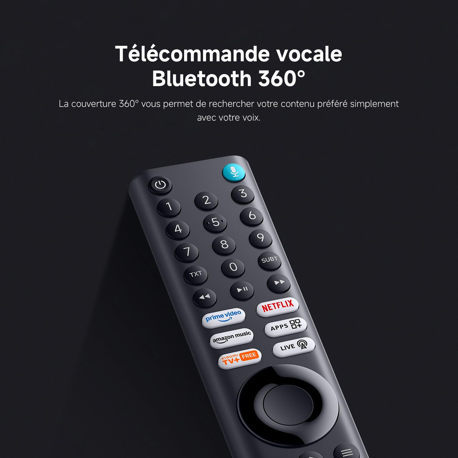 XIAOMI TV F 65, 165 cm (65 Pouces), 4K UHD, Smart TV, Fire TV, Contrôle Vocal Alexa, HDR10, MEMC, Mode Game Boost 120Hz, 2Go+32Go, Compatible avec Air