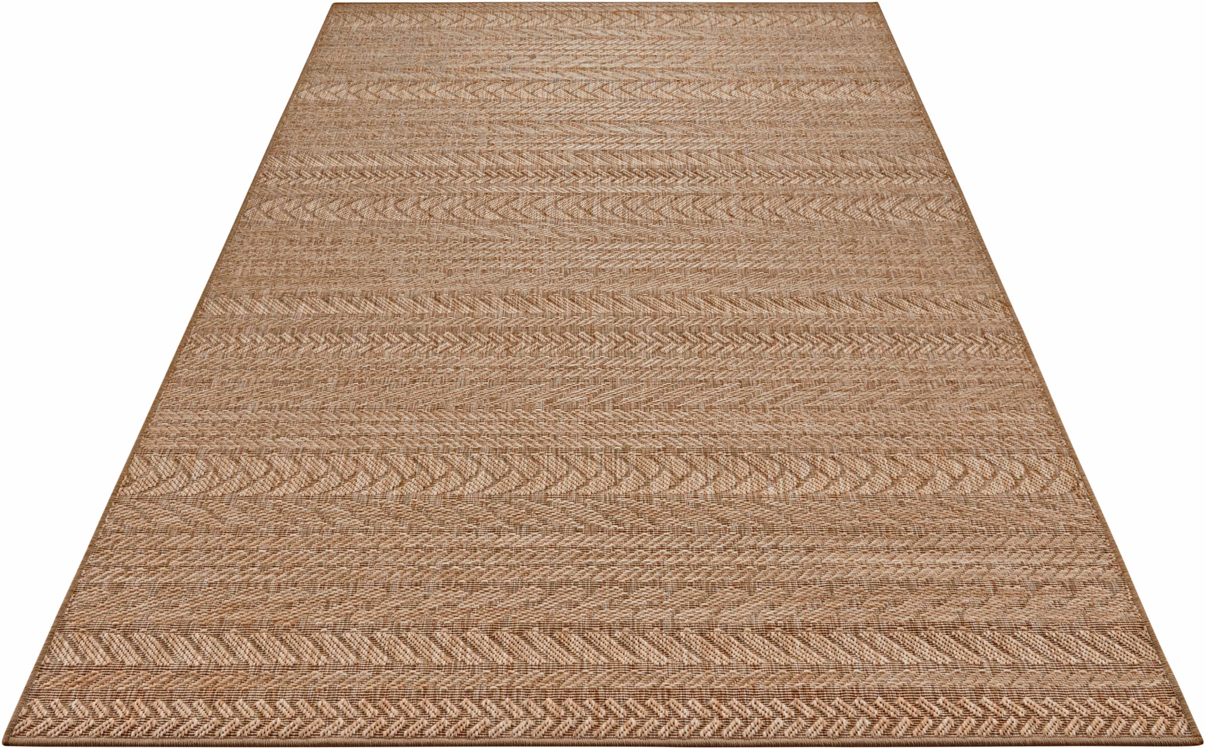 NORTHRUGS Teppich »Granado« rechteckig 6 mm Höhe In- und Outdoor, Sisal Optik, Robust, Pflegeleicht, Flachgewebe
