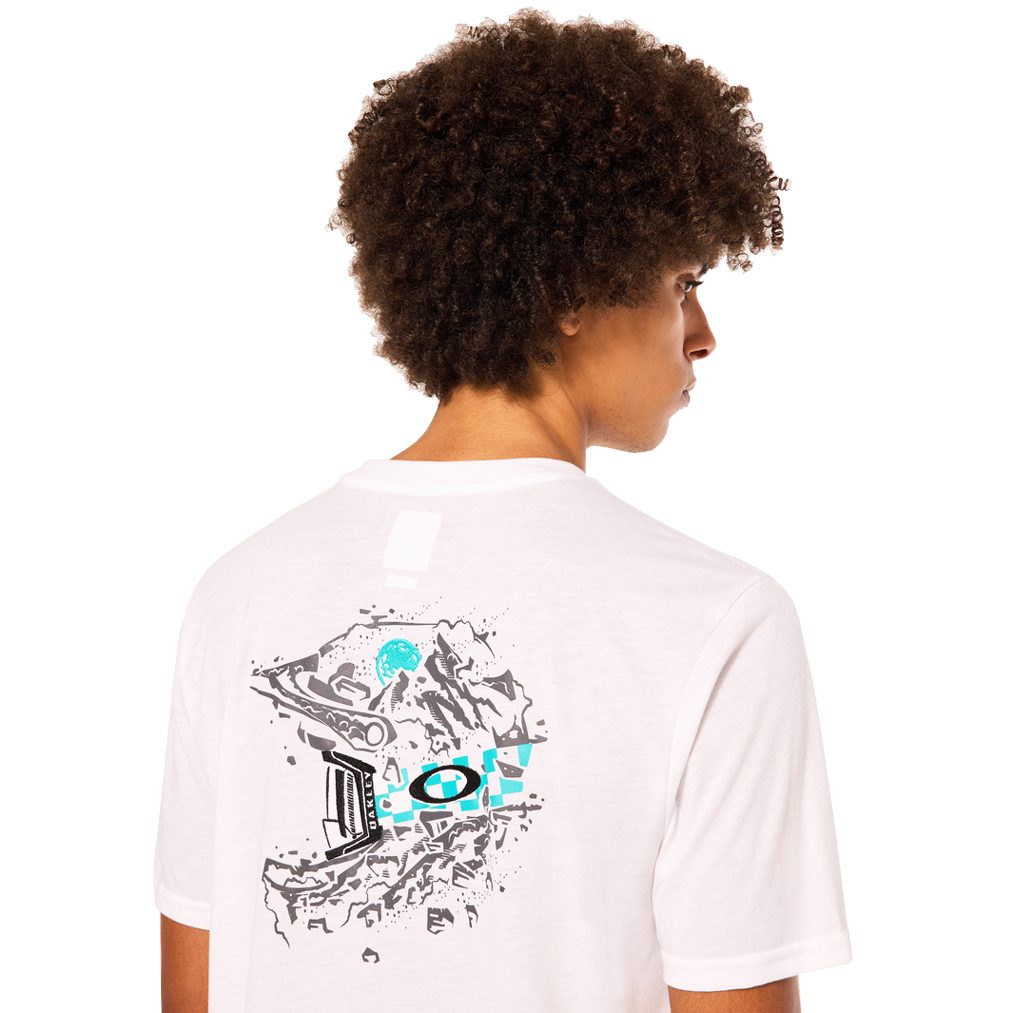 Oakley Finish Line Crew T-Shirt Herren weiß