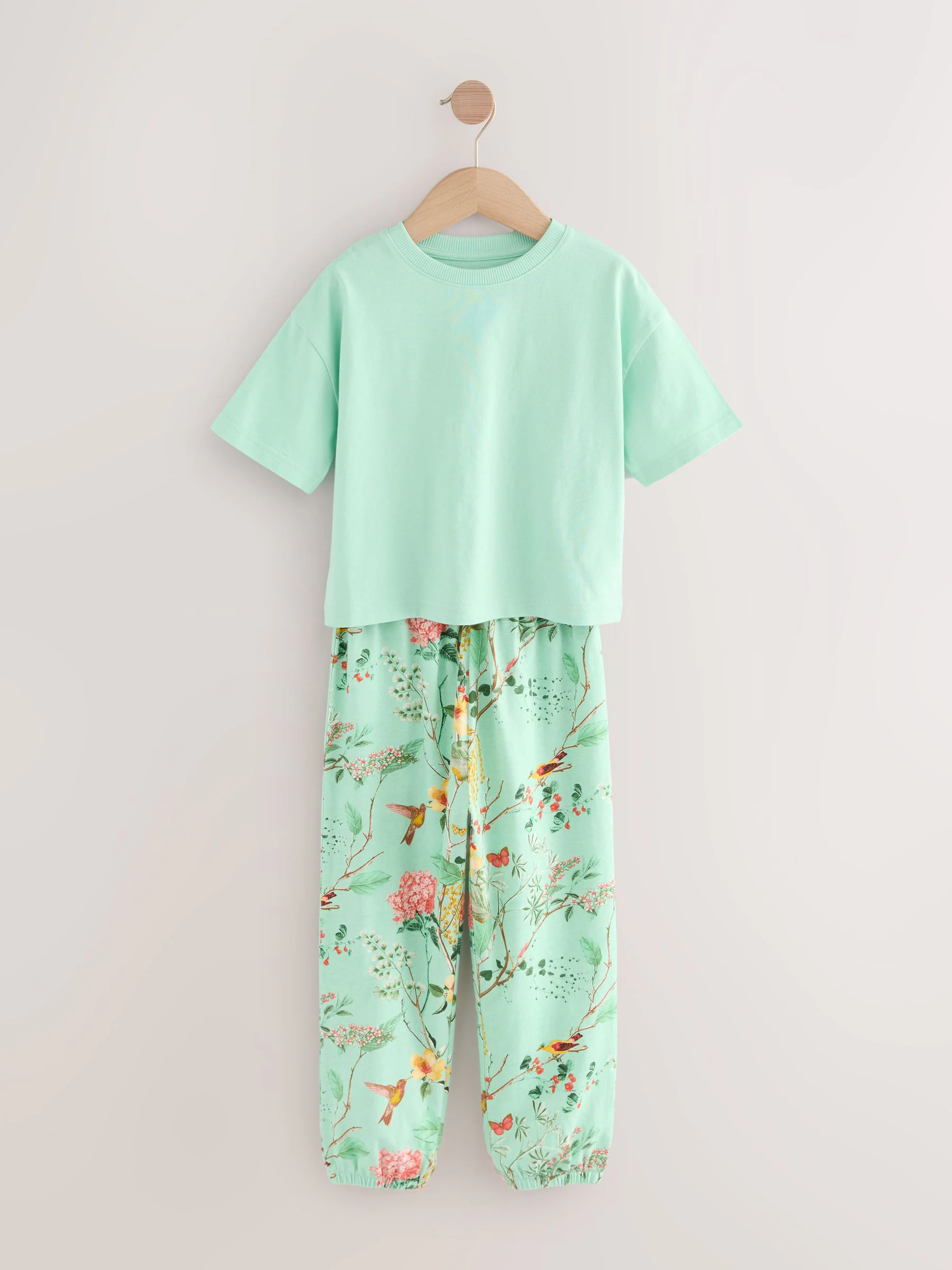 Roze/blauw - Verpakking van 3 pyjama's met joggingbroek (3 - 16 jr)