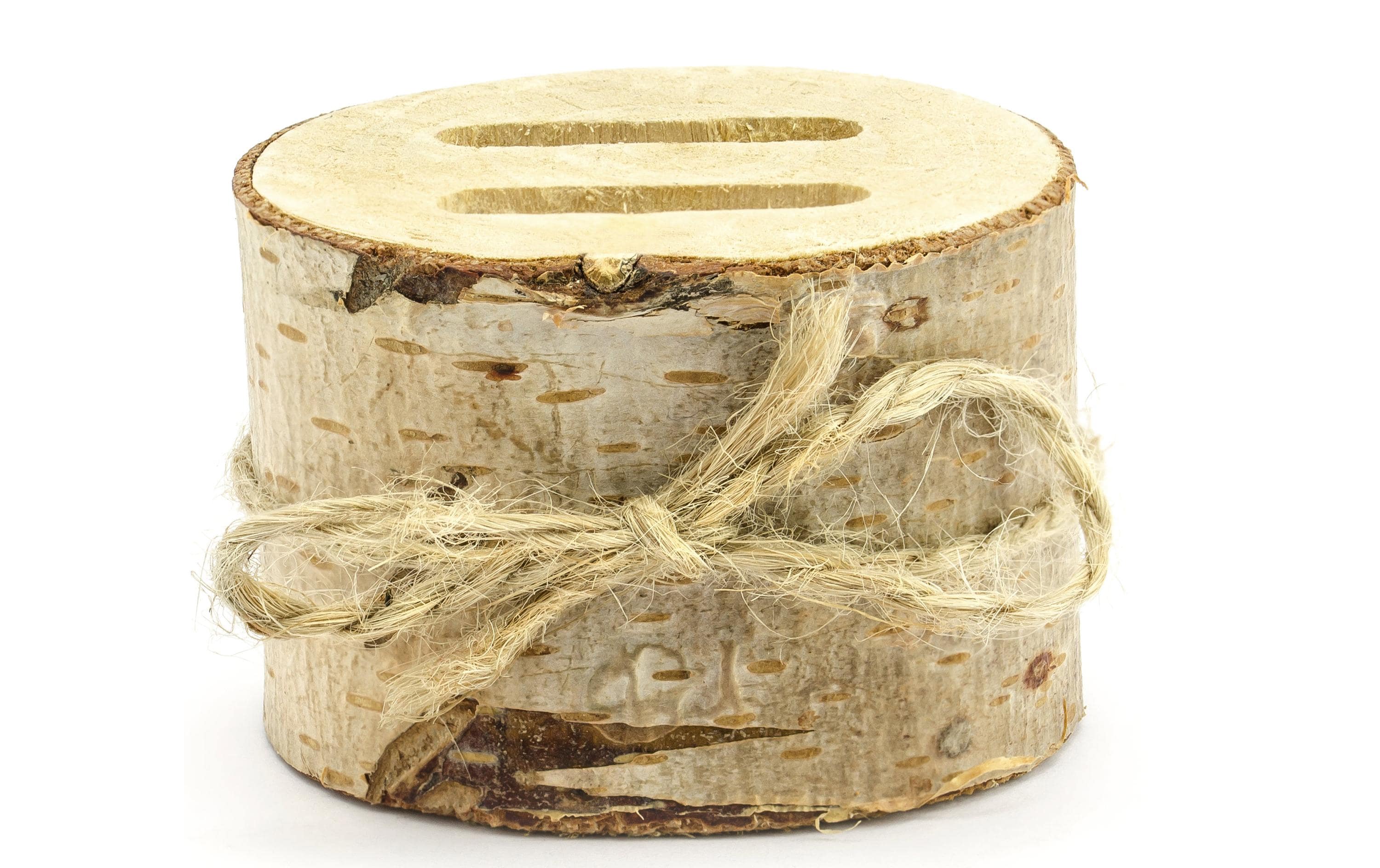 Hochzeitsaccessoire Ringkissen Holz 4 x 6 cm, 1 Stück, BraunRingträger für den Ehering von der Braut und dem Bräutigam