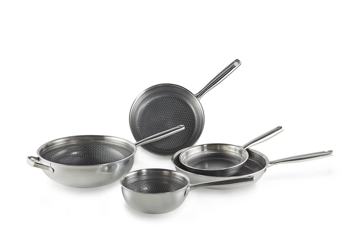 Habonne Hybrid Triply RVS Wokpan 28cm