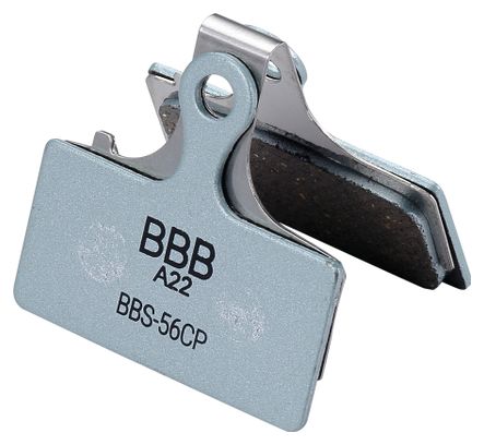 Paire de Plaquettes BBB DiscStop Coolfin Organiques pour Shimano Deore/SLX/XT/XTR