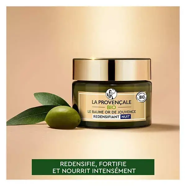 La Provençale Jouvence Bálsamo Dourado Noturno Orgânico Redensificante 50ml