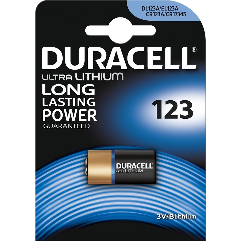 Duracell Batterie Photo Lithium, 123/CR17345, 1 Stück