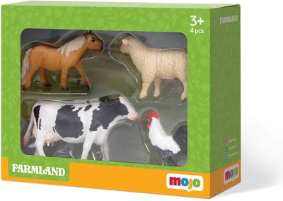 Mojo Farmland Bondegårdsdyr 4 Stk