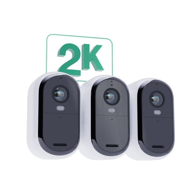 Arlo Essential 2K sikkerhedskamera (3-pakke)