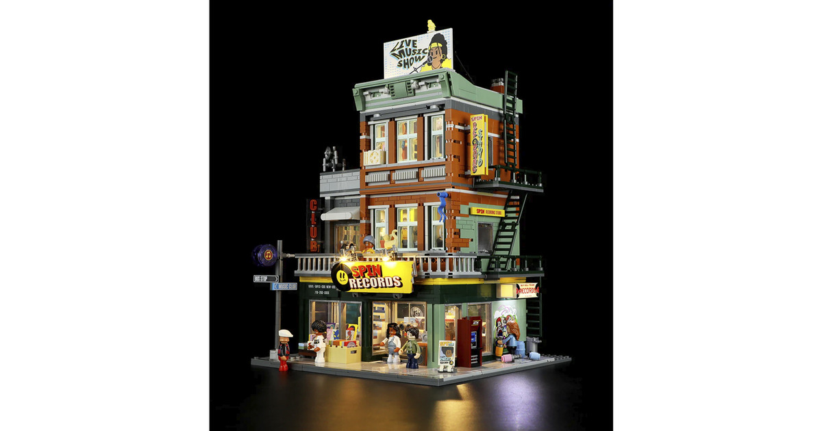 LumibricksStreet Fusion - Record Store Constructiespeelgoed  (F9058)