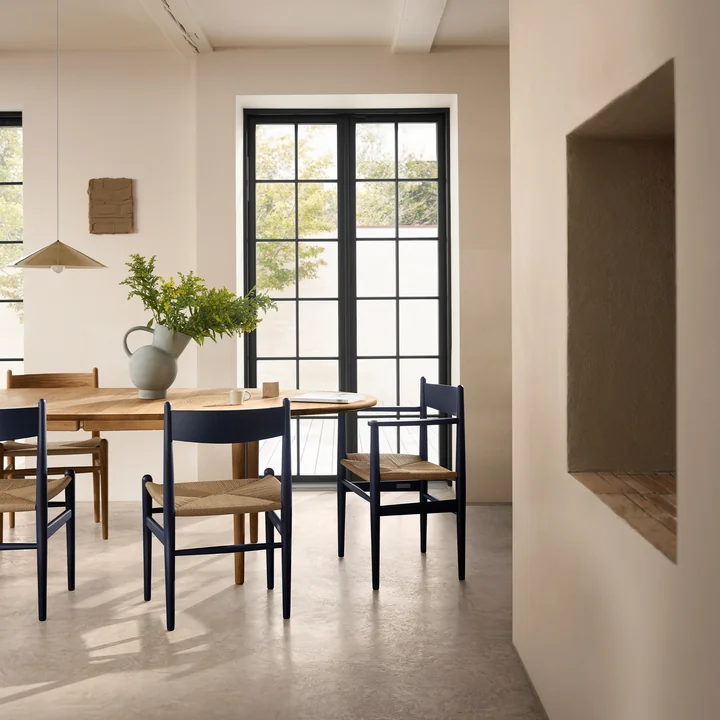 Carl Hansen - CH36 Chair, Eiche geseift / Naturgeflecht
