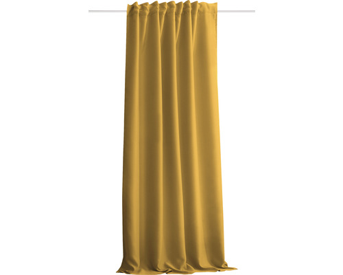 Gordijn met universele tape, akoestisch, curry, 135 x 245 cm