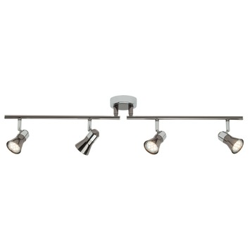 Brilliant quatrobalk Jupp LED GU10 4X3W chroom/zwart