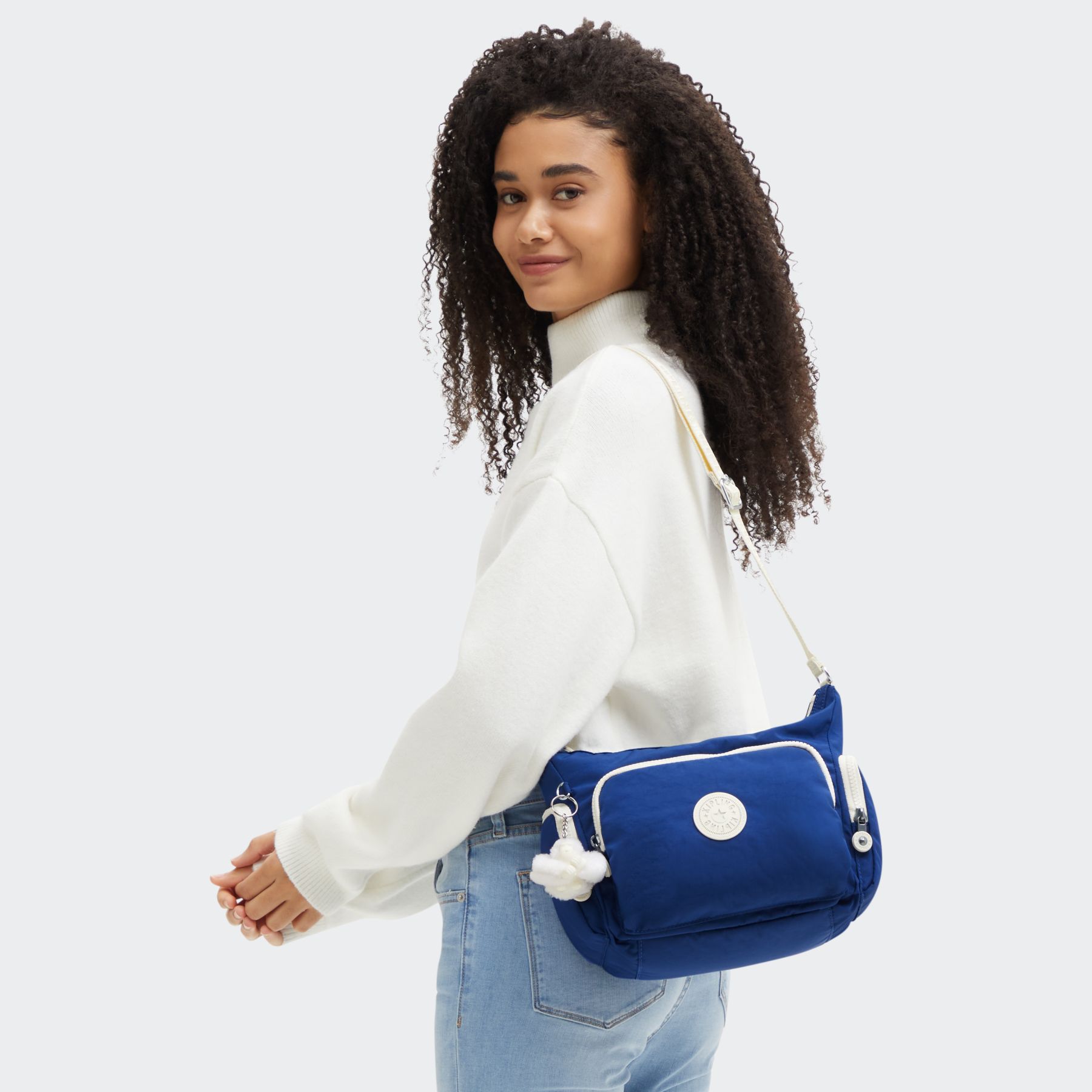 GABB S Sac à bandoulière de taille moyenne avec bandoulière réglable - Eager Sapphire