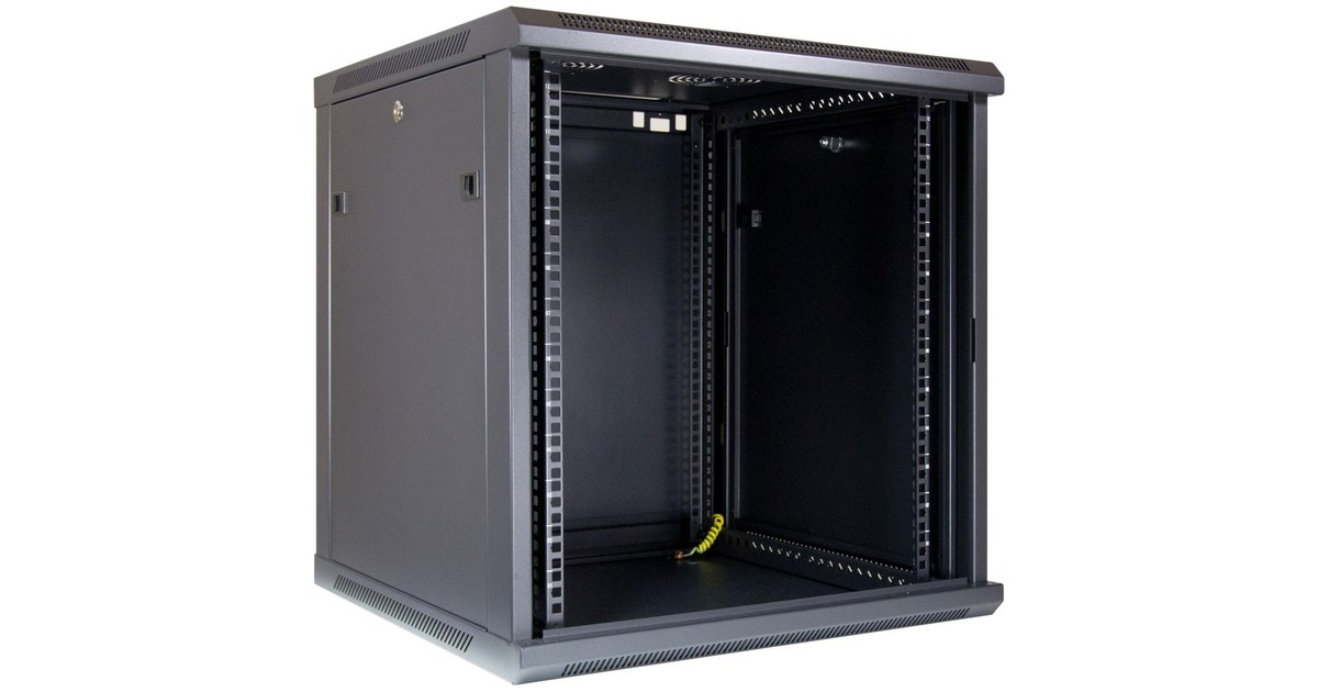 Inter-TechWandbehuizing SMA-6612 server rack  (Zwart)