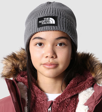 The North Face Mütze - Strick - Box-Logo - Medium+ Grey Heather