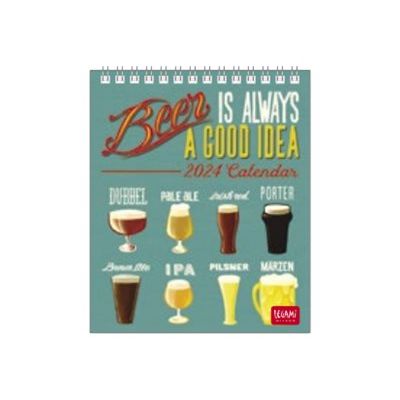 Legami Special Edition - Calendrier 2024 - 12 x 14,5 cm - bière