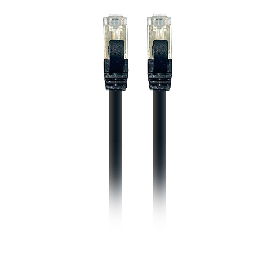 Textorm Câble RJ45 CAT 6 SSTP - mâle/mâle - 15 m - Noir