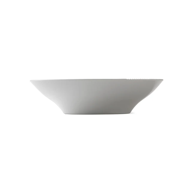 Royal Copenhagen  Hvid Elements dyb tallerken - 25 cm.