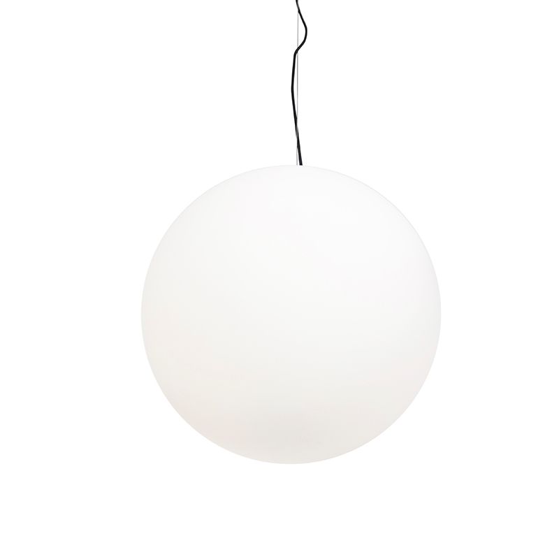 Smart Scandinavische hanglamp goud met opaal glas 40cm incl. Wifi A60 - Ball 40