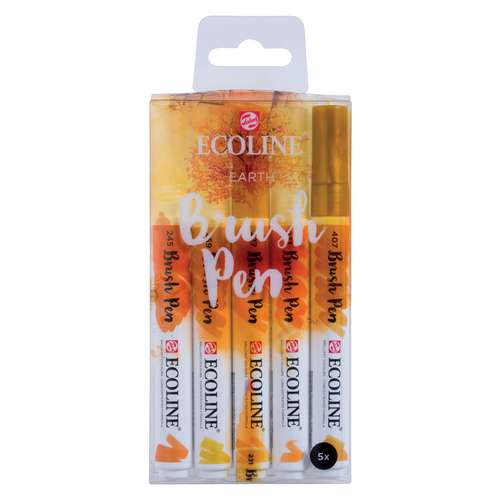 Talens ECOLINE® Brush Pen Marker-Sets, 5er