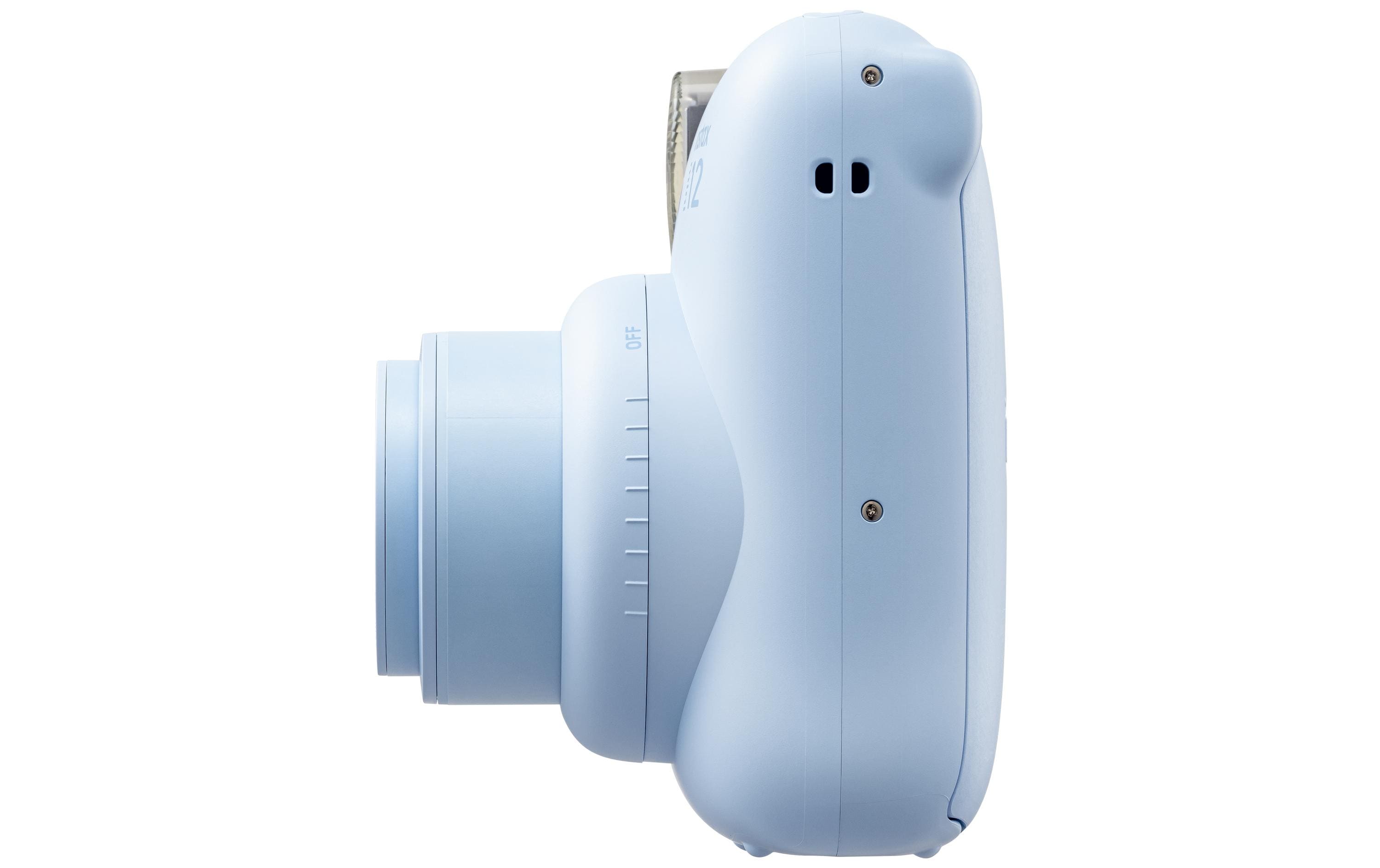 Fotokamera Instax Mini 12 BlauSofortbildkamera mit Blitz und Selfie-Modus