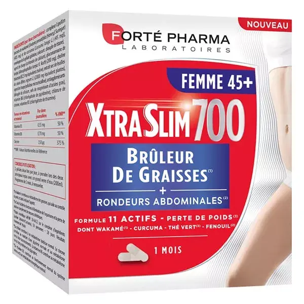 Forte Pharma Xtraslim 700 Mulheres 45+ Emagrecedor Queimador de Gordura 120 Cápsulas