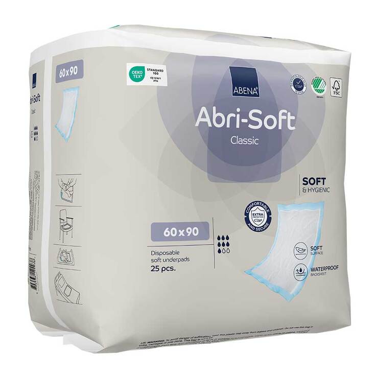 Abri Soft Krankenunterlage 60x90cm, 25 St