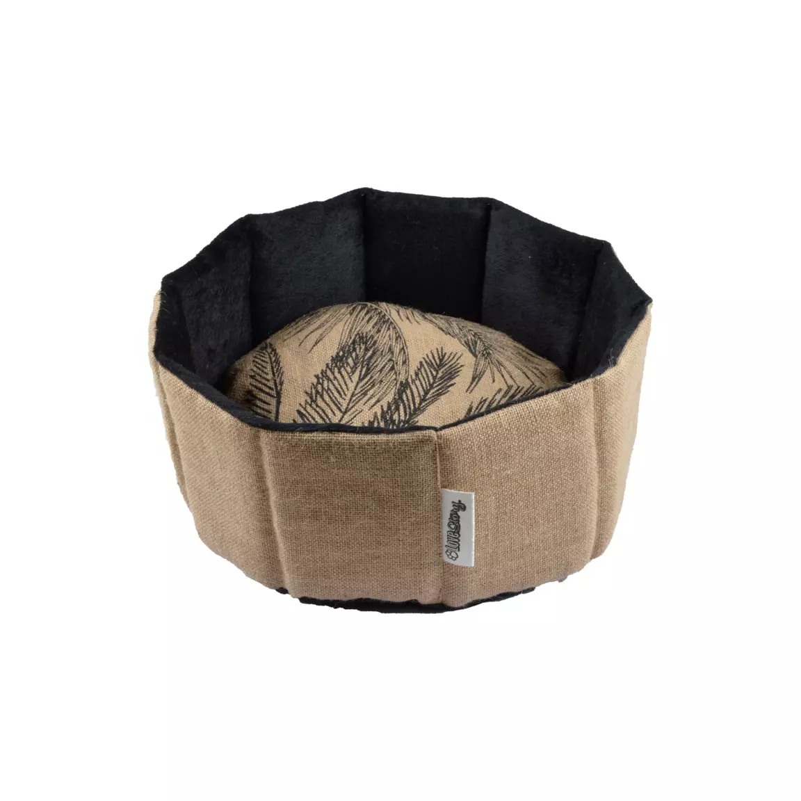 Panier rond pour chat et chien Bahia D50 cm Noir