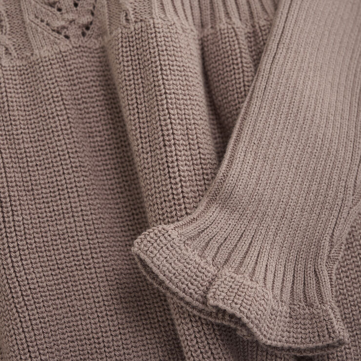 Huttelihut Dress LS Knit Fawn