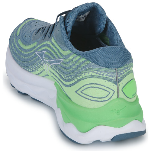 Mizuno - WAVE SKYRISE 4 - Bleu / Vert