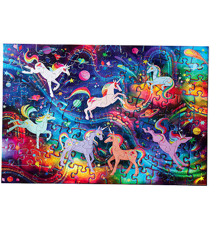 Crocodile Creek Puzzlespiel - 100 Teile - Unicorn Galaxy
